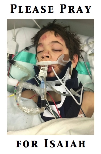 Please Pray For Isaiah Gregory Simao